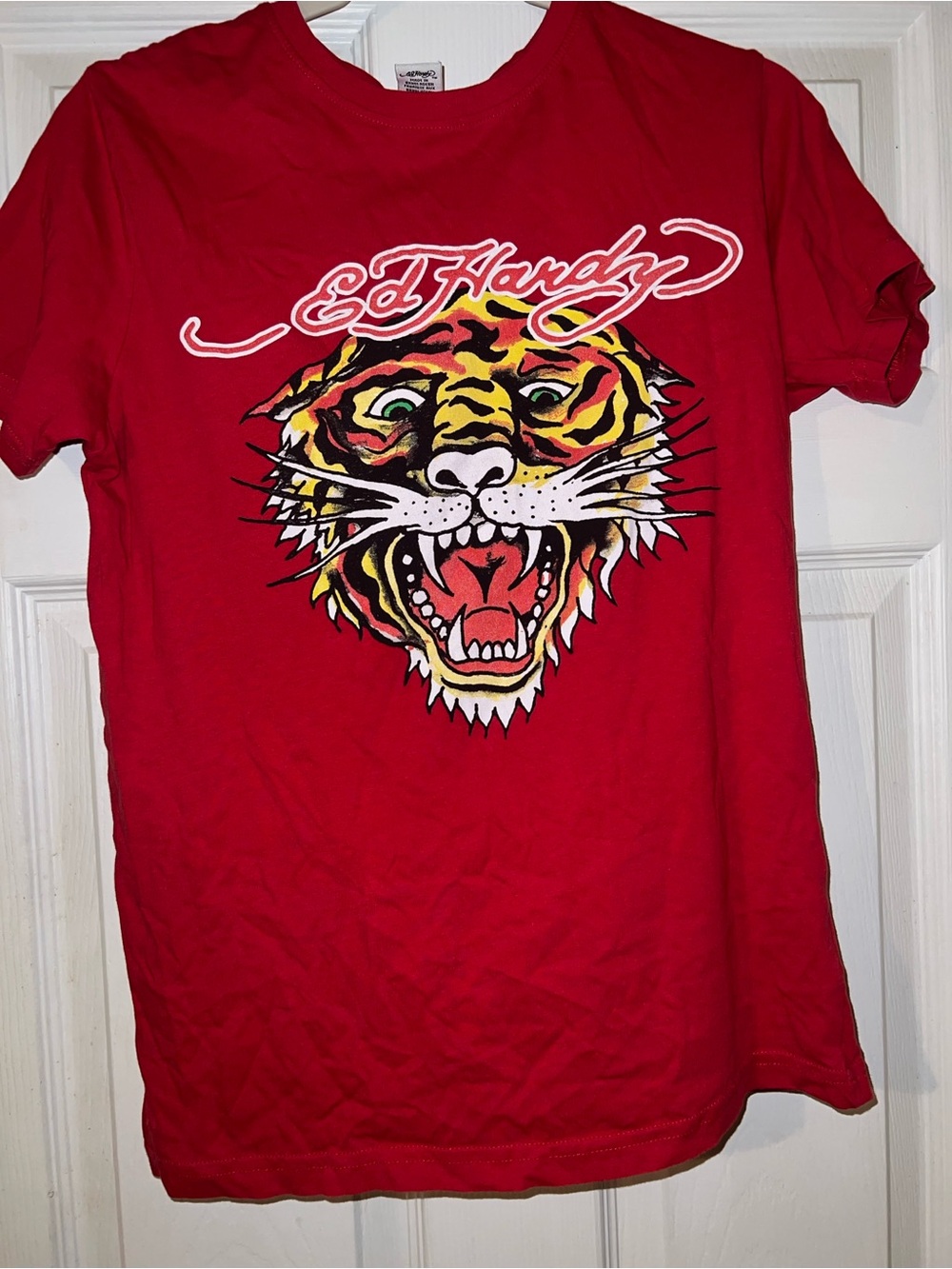 Ed Hardy Tiger Graphic T-Shirt kids size 15/16